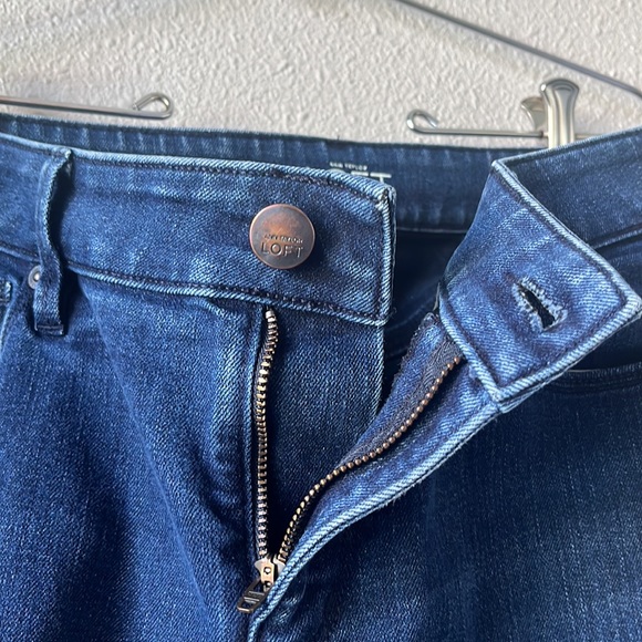 Loft Curvy Sexy Bootcut blue Denim Jeans size 8 / 29 - Picture 7 of 8